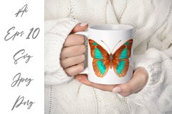 Butterfly - vector watercolor Product Image 4