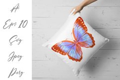 Butterfly - vector watercolor Product Image 5