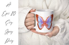 Butterfly - vector watercolor Product Image 6