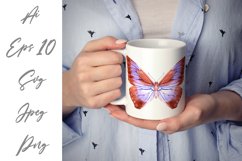 Butterfly - vector watercolor Product Image 4
