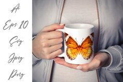 Butterfly - vector watercolor Product Image 3