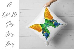 Butterfly - vector watercolor Product Image 2
