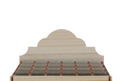 2"x2" 24 grids Countertop Retail Display Bead Storage Box Product Image 8