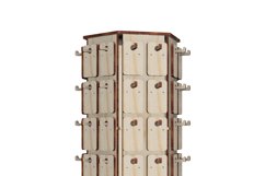 6 sides, 60 hooks with Earrings Card for Jewelry display Product Image 3