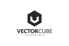 Vector Cube - Letter U or V Logo Product Image 3