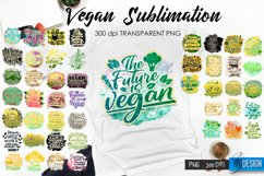 Vegan Quotes Sublimation | Funny T Shirt Designs | Vegan PNG Product Image 14