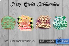 Vegan Quotes Sublimation | Funny T Shirt Designs | Vegan PNG Product Image 12