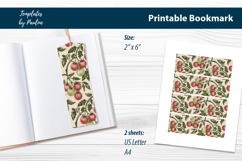 Cottagecore BookTok Vegetable Bookmark Printable Product Image 1