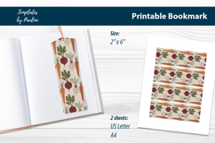 Printable Root Vegetable Bookmarks for Cozy Journals Product Image 1
