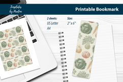 Vintage Botanical Root Vegetable Bookmarks for Book Lovers Product Image 2