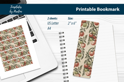 Printable Botanical Vegetable Bookmarks for Readers Product Image 2