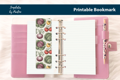 Printable Vegetable Bookmarks for Cookbooks and Recipe Books Product Image 3