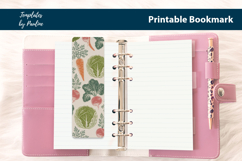 Cottagecore Garden Journal Vegetable Bookmark Printable Product Image 3