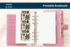 Cricut Friendly Botanical Vegetable Bookmark Printable Product Image 3