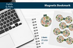 Magnetic Vegetable Bookmark Print and Cut Product Image 2
