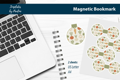 Farmhouse Vegetable Bookmark Print and Cut Product Image 2