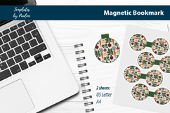 Neutral Farmhouse Magnetic Bookmark Printable for Book Lover Product Image 2