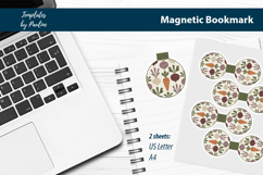 Rustic Root Vegetable Bookmark, Print and Cut Product Image 2