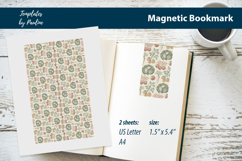 Cottagecore Root Vegetable Magnetic Bookmark Printable Product Image 1