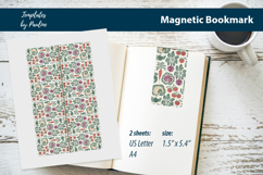 Cottagecore Vegetable Bookmark, Garden Reader Bookmark Product Image 1