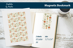 Minimal Root Vegetable Magnetic Bookmark Print and Cut Product Image 1