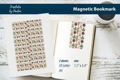 Earthy Vegetable Magnetic Bookmarks Print and Cut Product Image 1
