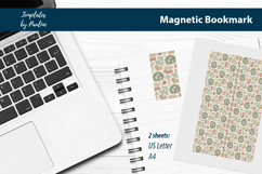 Cottagecore Root Vegetable Magnetic Bookmark Printable Product Image 2