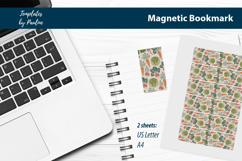 Cottagecore Vegetable Bookmark Printable, Magnetic Bookmark Product Image 2