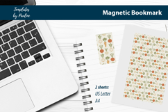 Minimal Root Vegetable Magnetic Bookmark Print and Cut Product Image 2