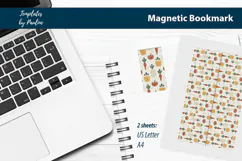 Scandinavian Farmhouse Bookmark, Carrot, Beet, Turnip Product Image 2