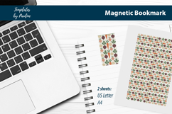 Earthy Vegetable Magnetic Bookmarks Print and Cut Product Image 2