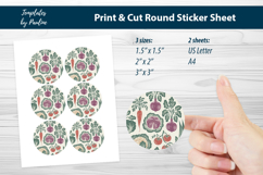 Rustic Food Branding Seals, Farmers Market Packaging Product Image 1