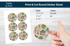 Homestead Pantry Labels, Cottagecore Vegetable Stickers Product Image 1