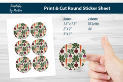 Minimal Pantry Labels, Vegetable Stickers for Kitchen Product Image 1