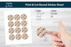 Clean Organic Branding Seals for Small Business Packaging Product Image 2