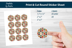 Minimal Planner Stickers, Scandinavian Vegetable Seals Product Image 2