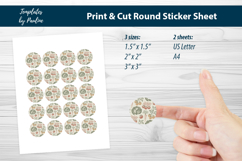 Cottagecore Vegetable Stickers, Vintage Root Veggie Labels Product Image 3