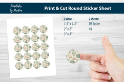Carrot Cabbage Tomato Seals, Rustic Packaging Stickers Product Image 3