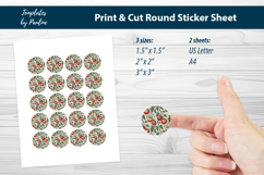 Cottagecore Journal Sticker, Vintage Tomatoes Botanical Seal Product Image 3