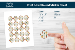 Clean Botanical Stickers, Carrot Beet Turnip Stickers Product Image 3