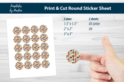 Scandinavian Botanical Stickers, Clean Root Veggie Seal Product Image 3