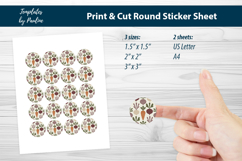 Minimal Organic Label, Clean Vegetable Sticker for Packaging Product Image 3