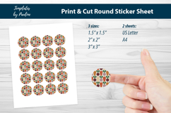 Minimal Planner Stickers, Scandinavian Vegetable Seals Product Image 3