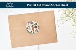 Minimal Organic Label, Clean Vegetable Sticker for Packaging Product Image 4