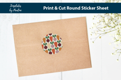 Minimal Planner Stickers, Scandinavian Vegetable Seals Product Image 4