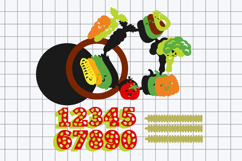 Cute Vegetable cake topper 3D SVG Product Image 3