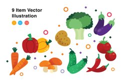 Vegetables Vector Illustration Product Image 3