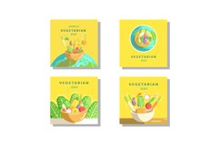 World Vegetarian Day Illustration Banner Product Image 1