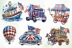 Vehicle American Flag for 4th of July Sublimation Product Image 3