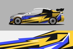 Vehicle racing car wrap sticker design art Product Image 1